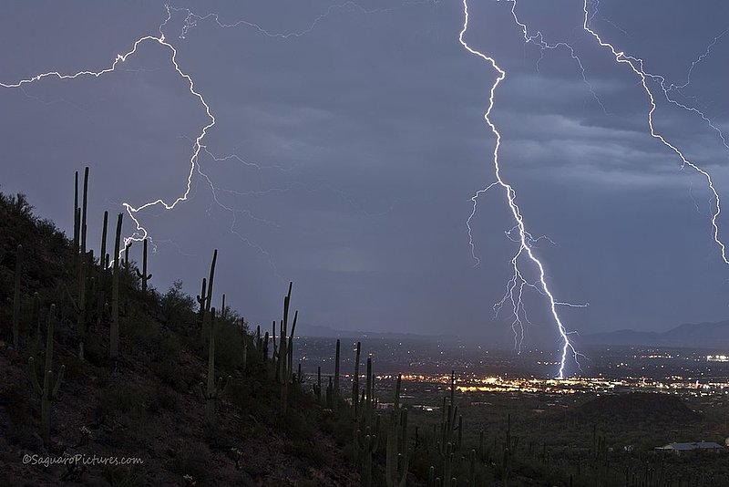 Picture Rocks Lightning Storms